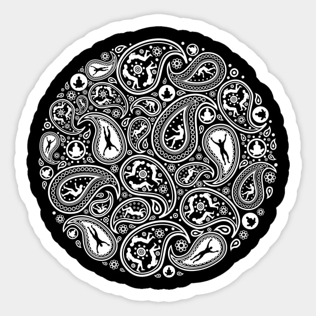 Human Paisley Sticker by zomboy